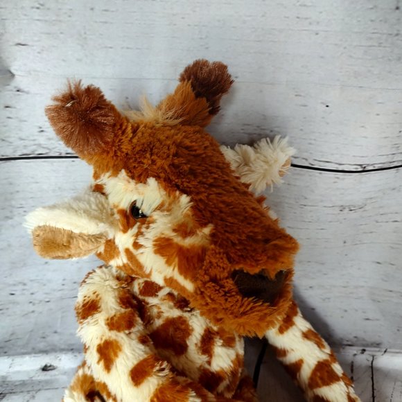 Adventure Planet Hanging Giraffe Brown 17 Inch Plush Stuffed Animal hook loop - Picture 2 of 8
